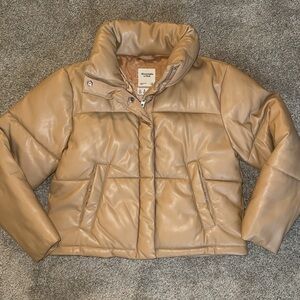 Abercrombie mini puffer jacket